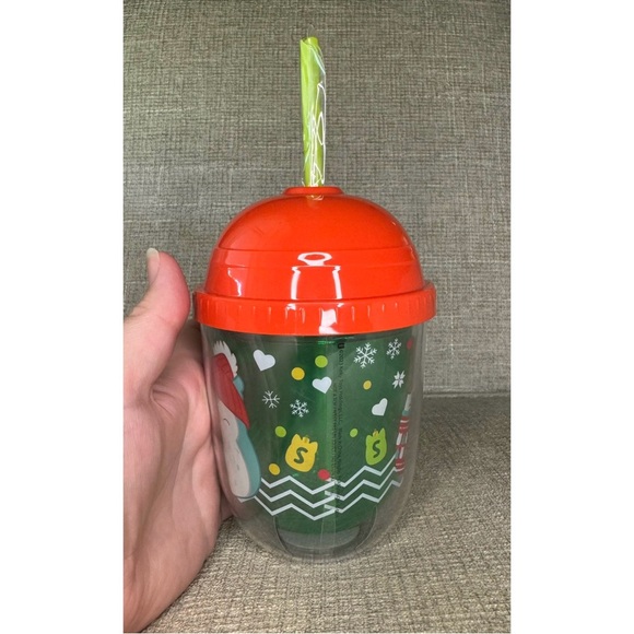 Holiday Squishmallow Cup With Straw - Picture 4 of 9
